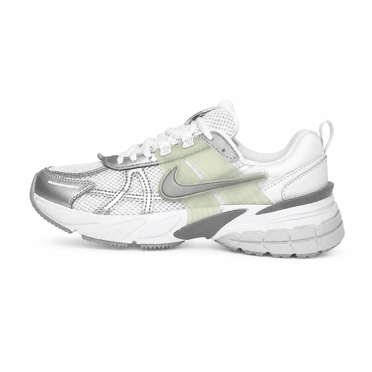 کتونی نایک وی تو کی سفید نقره‌ای Nike V2K White Silver